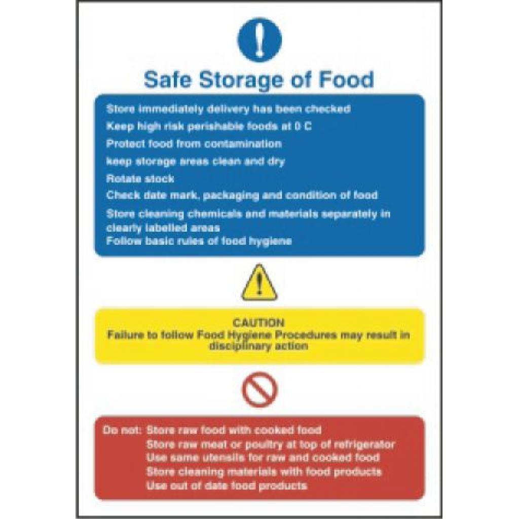 Safe Storage of Food