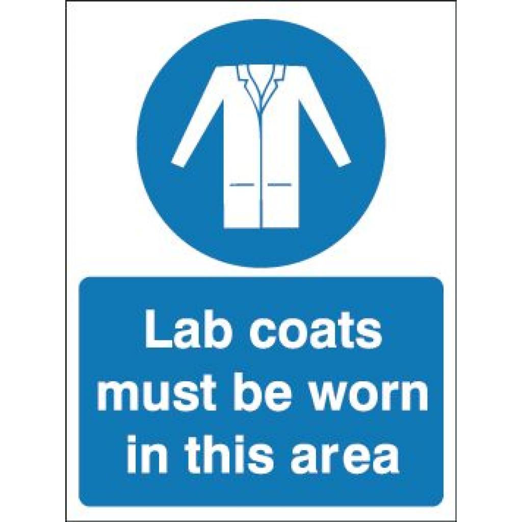 Lab coats must be worn in this area