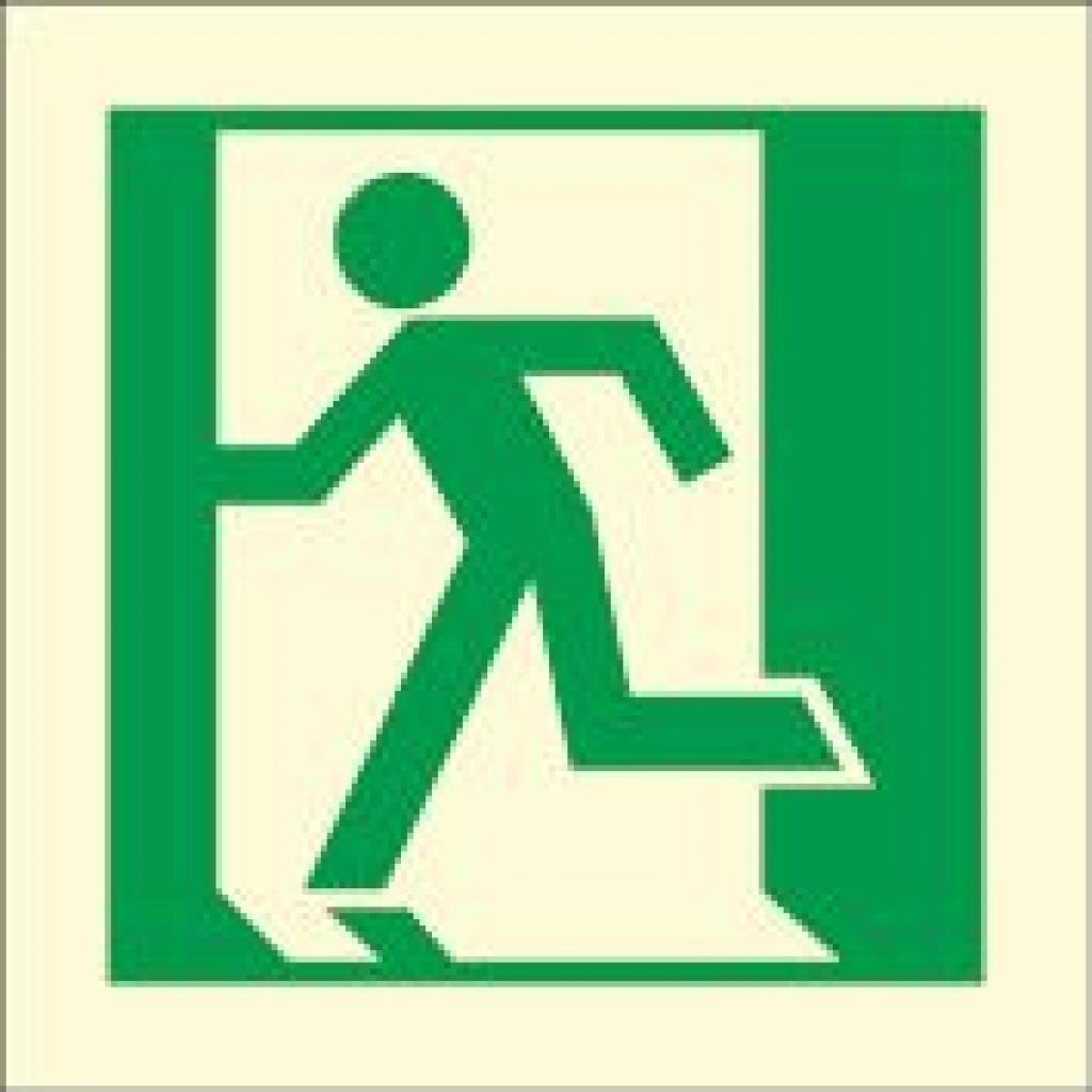 Leave and run. Running not exit.