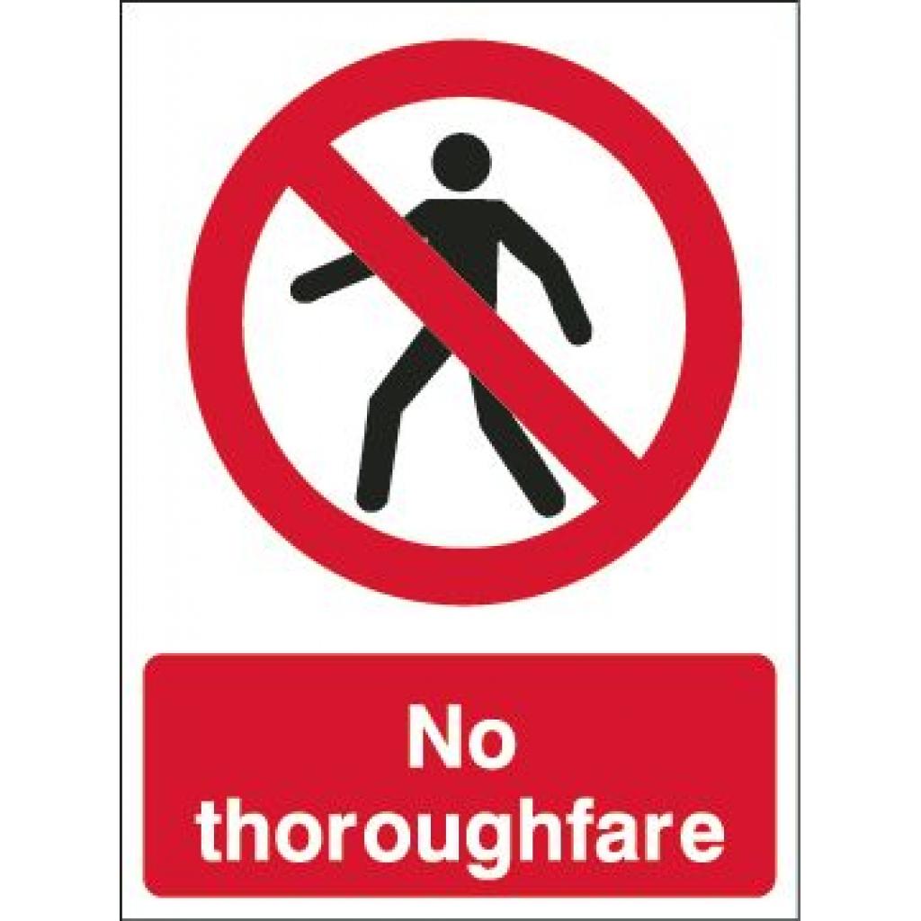 no-thoroughfare