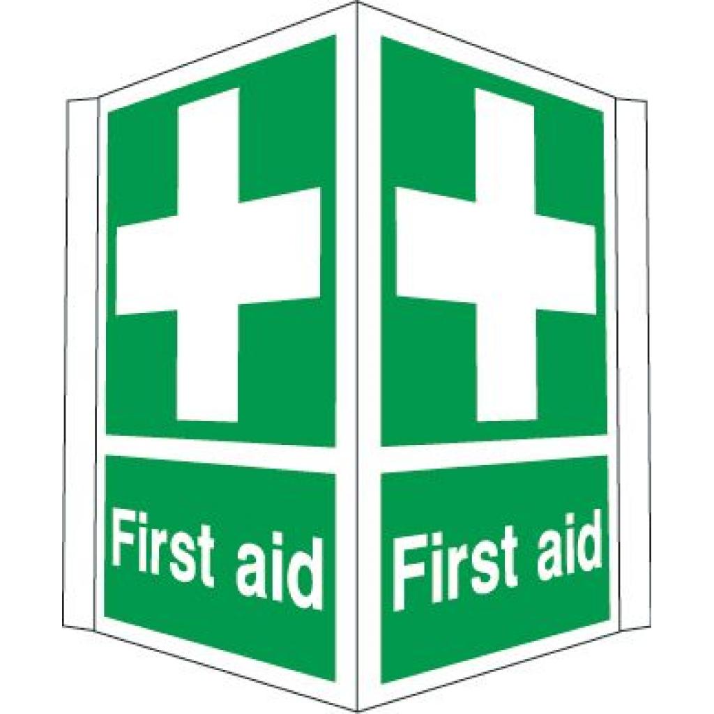 First aid (Projecting sign)