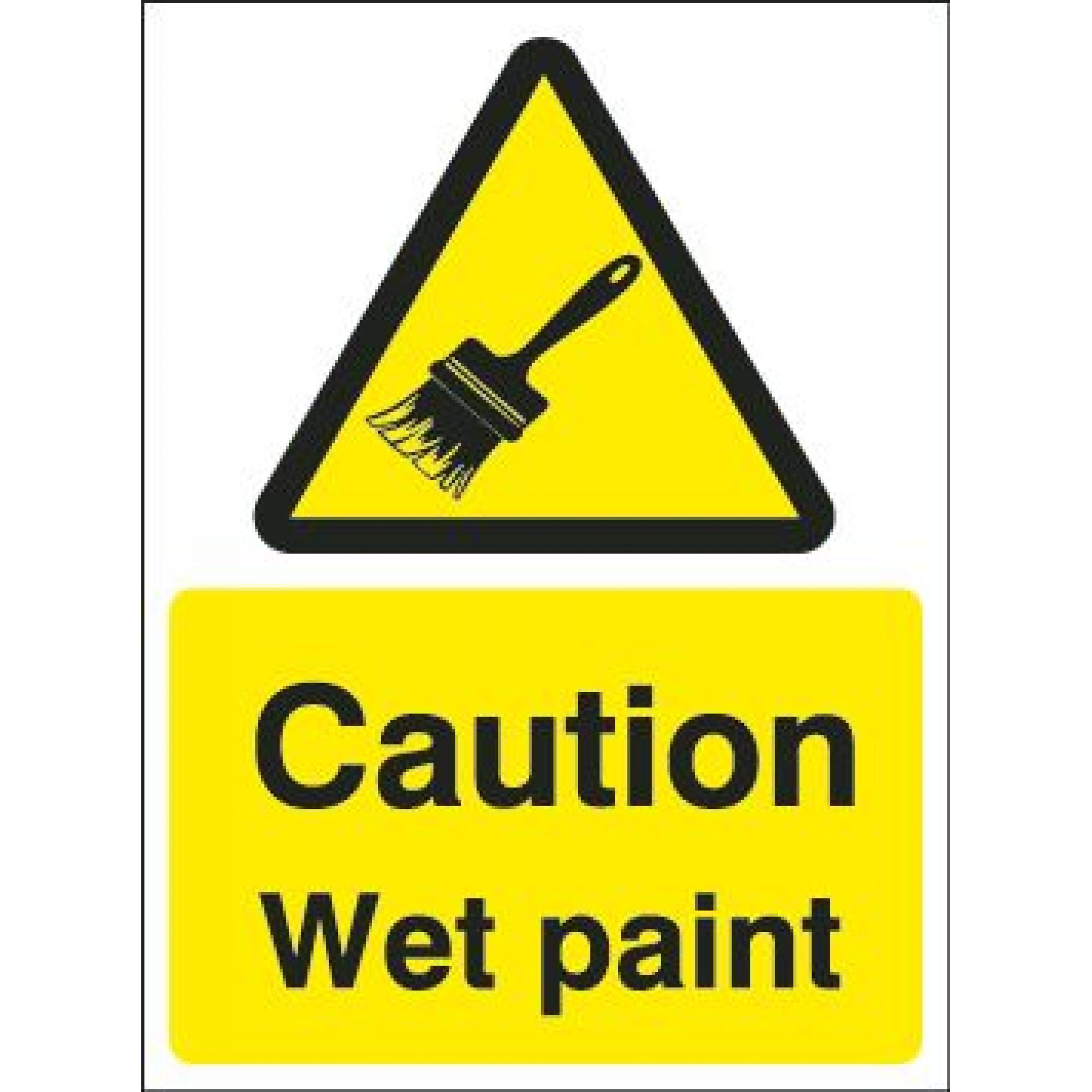 Caution Wet paint