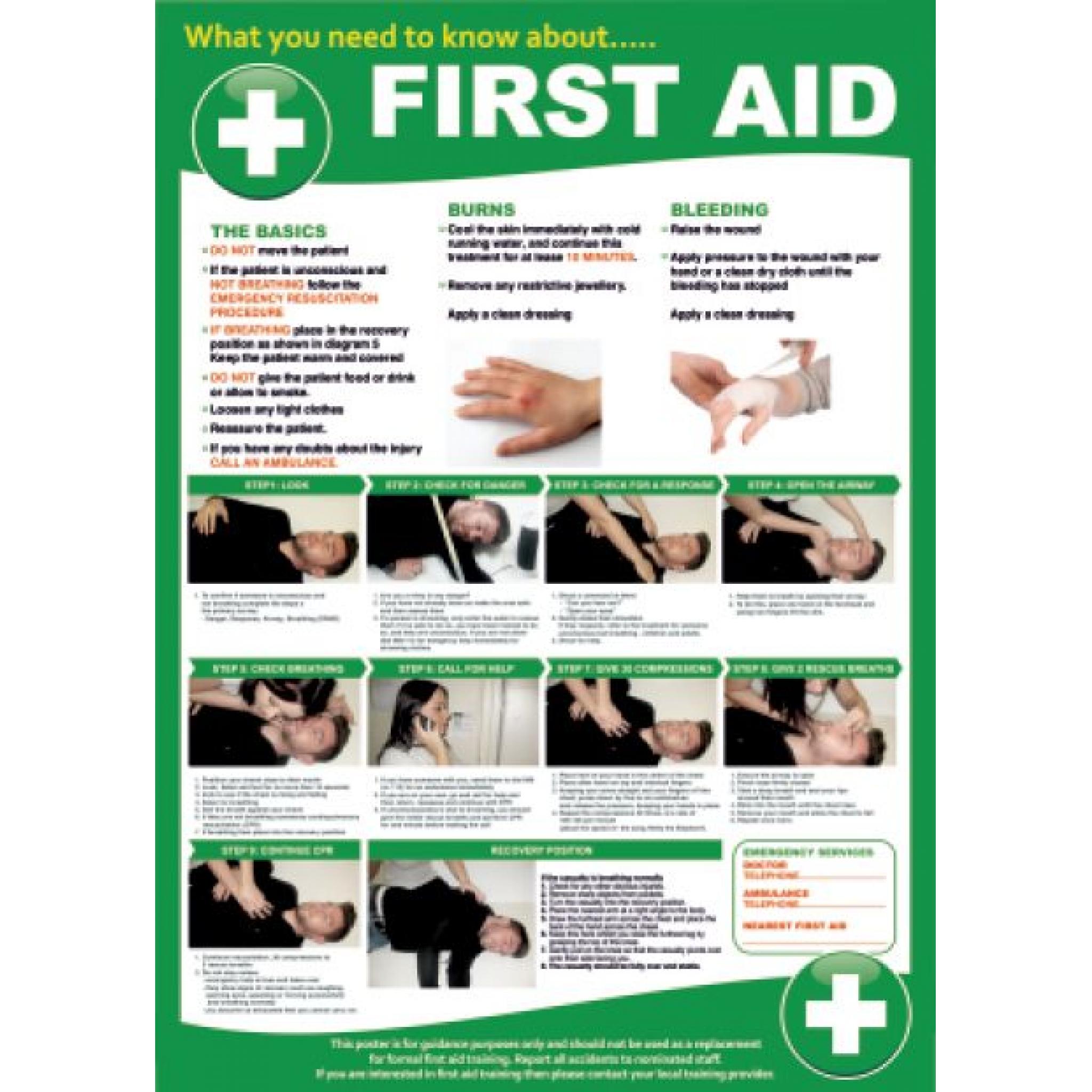 First Aid Poster Printable Free Printable Finder - vrogue.co