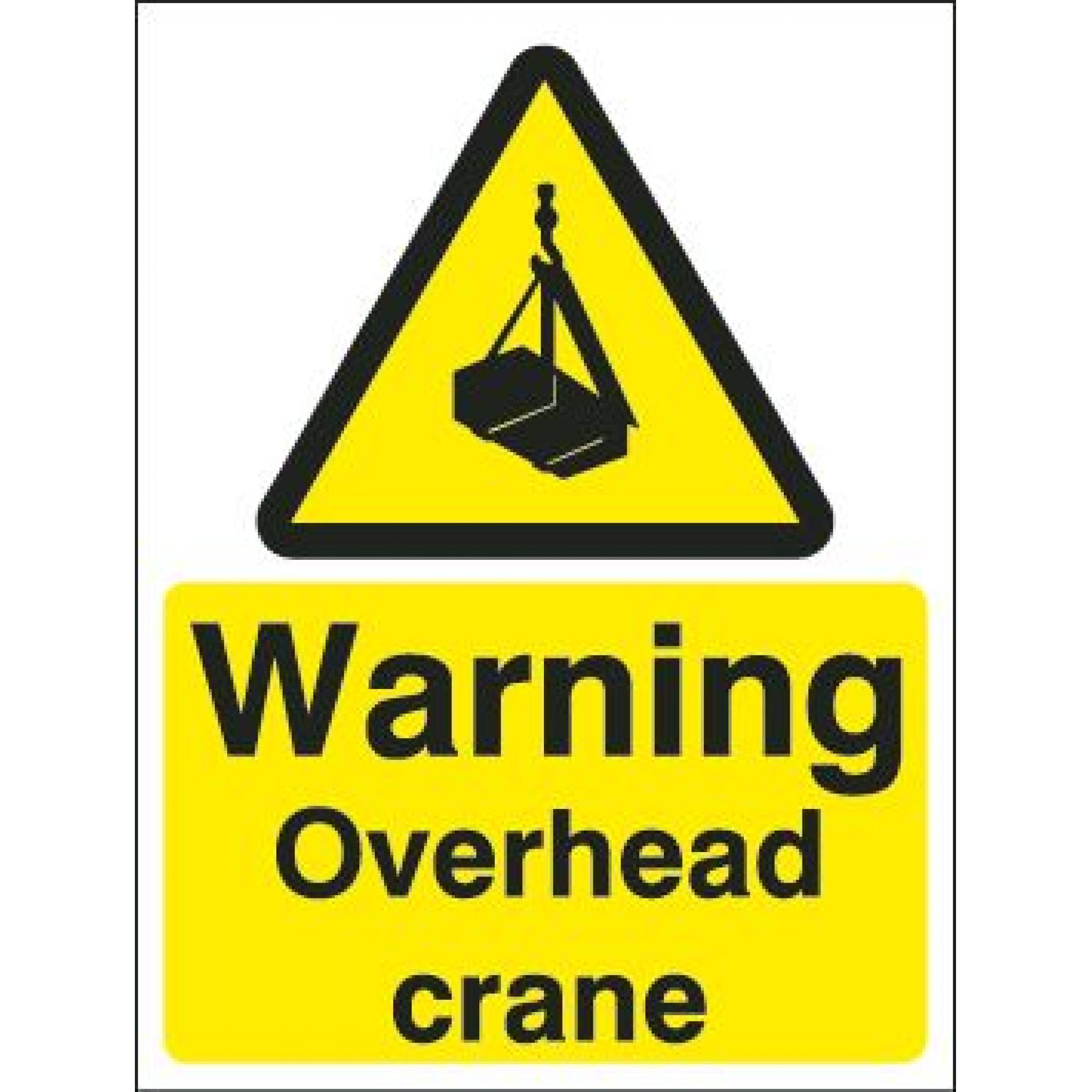 Warning Overhead crane