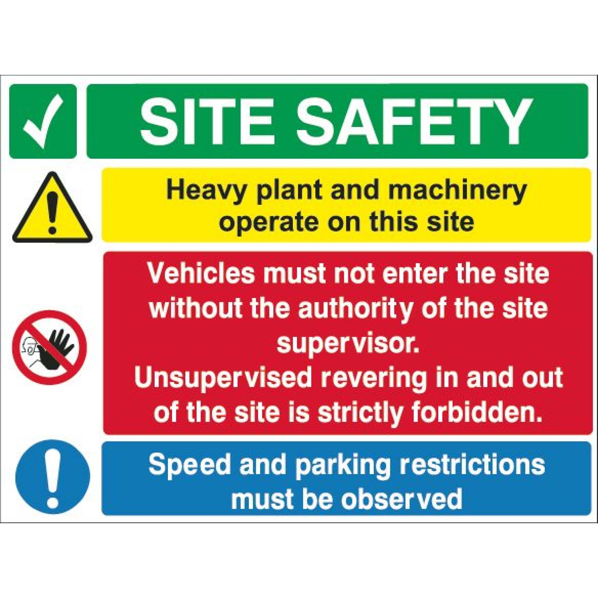 Site Safety (Heavy plant and machinery)