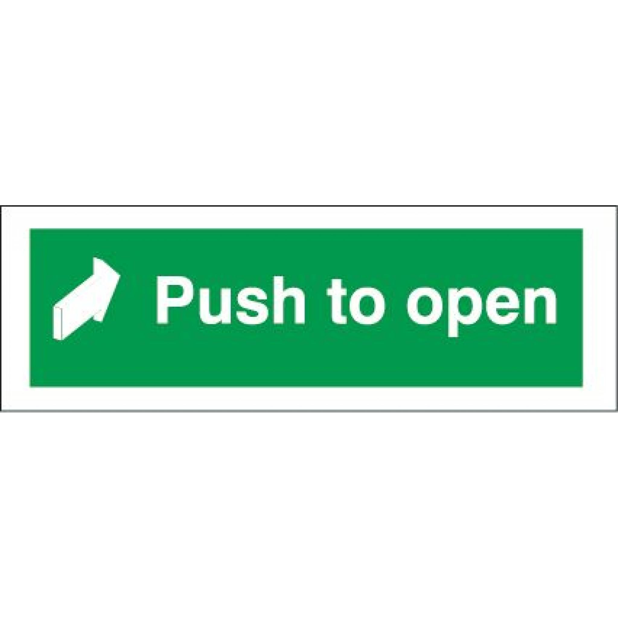 Push to open