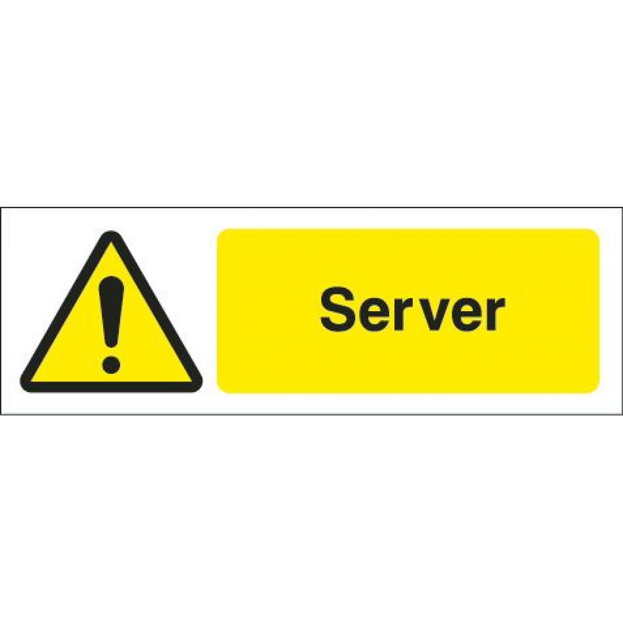 Server equipment label