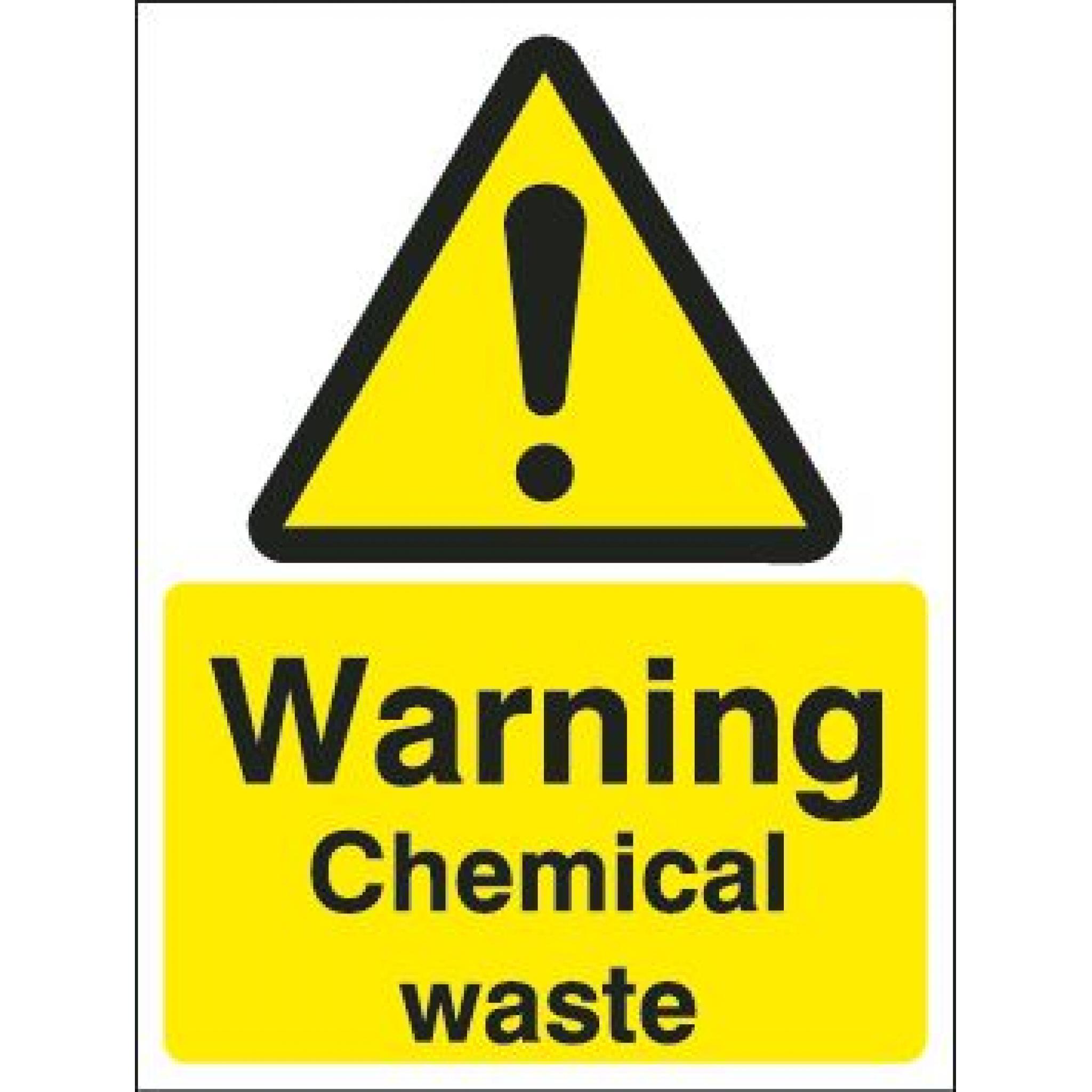 Warning Chemical waste