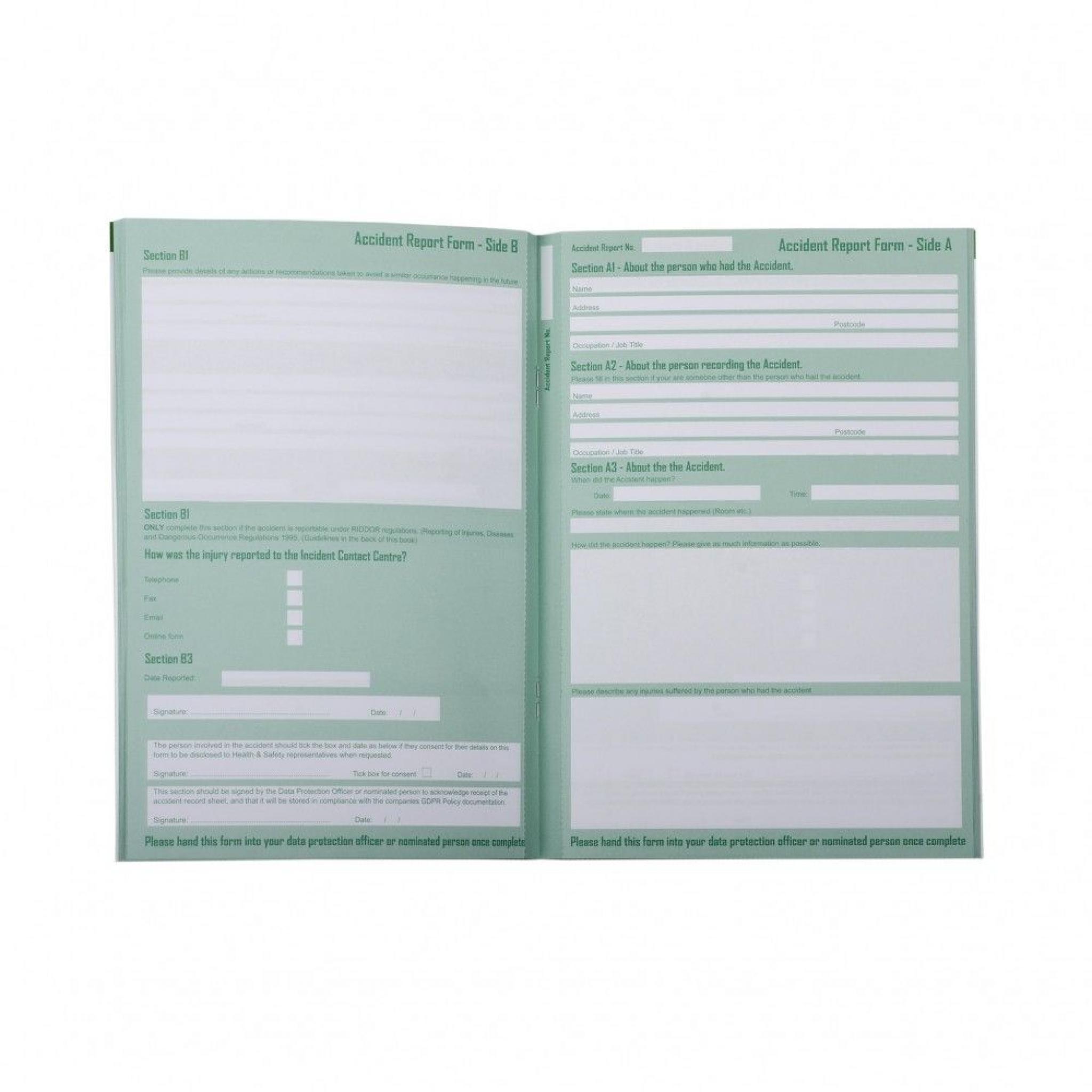 First Aid Accident Book (GDPR Compliant)