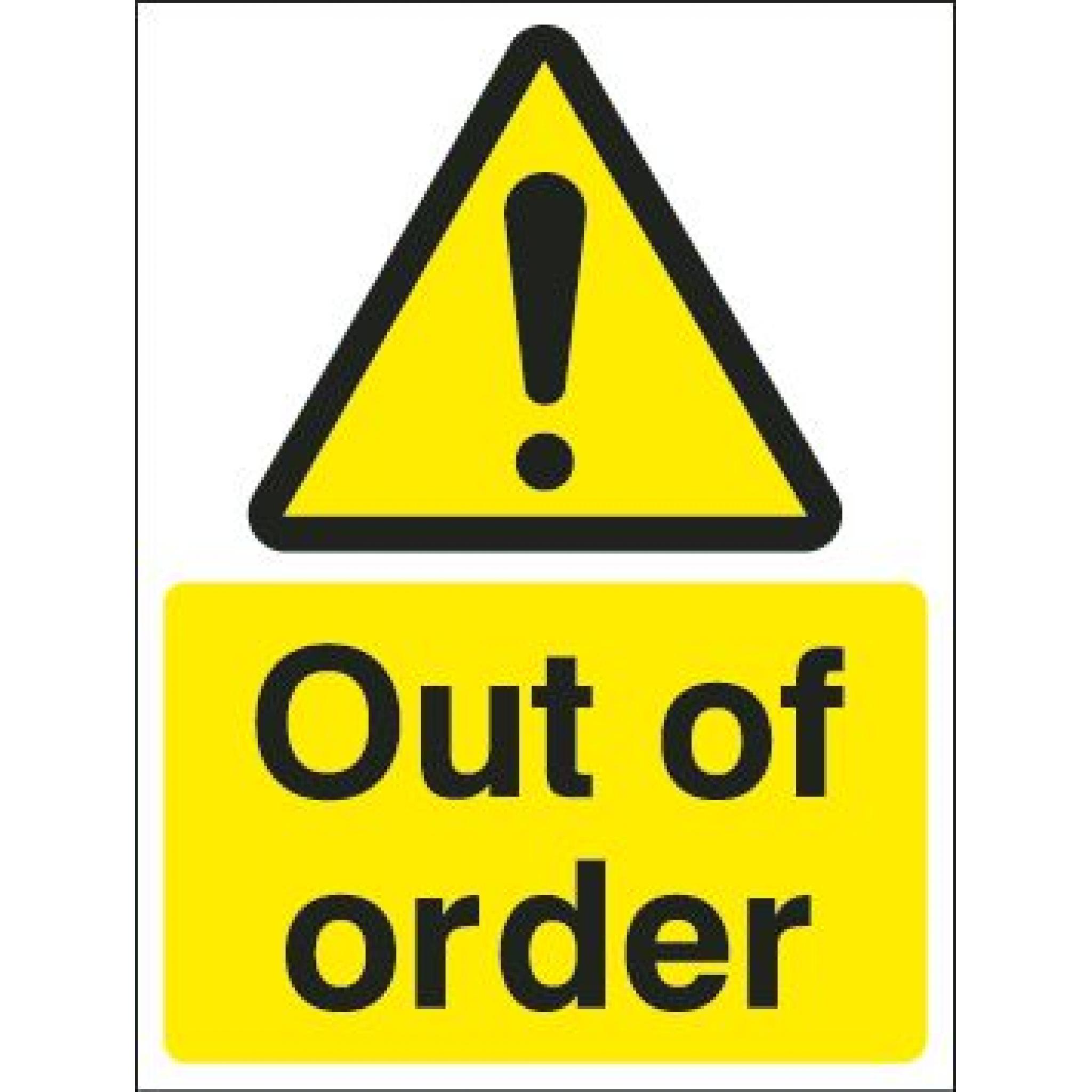 Out of order