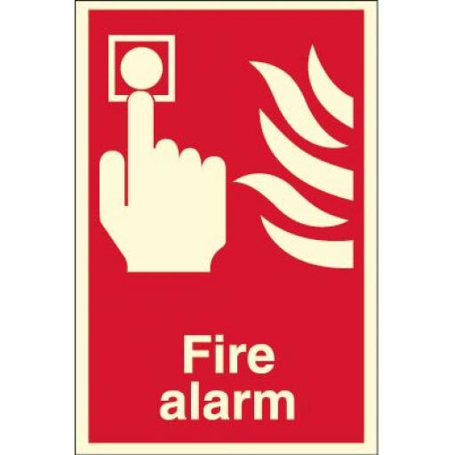 Fire alarm (Photoluminescent)