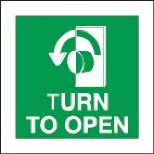 Turn to open - Left