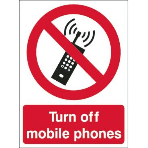 Turn off mobile phones
