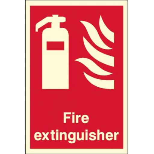 Fire extinguisher (Photoluminescent)
