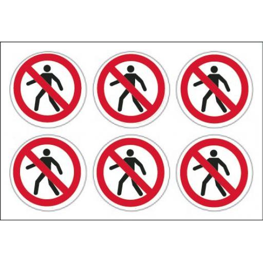 No pedestrians labels x 24
