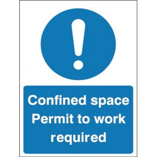 Confined space Permit to work required