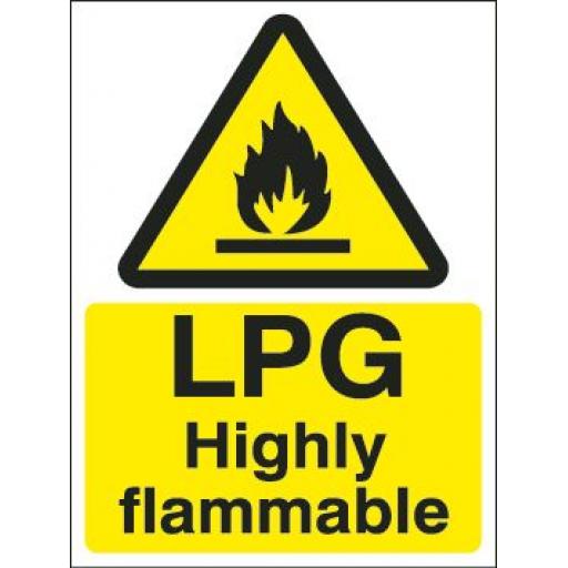 LPG Highly flammable