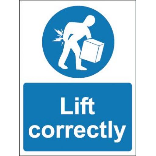 Lift correctly