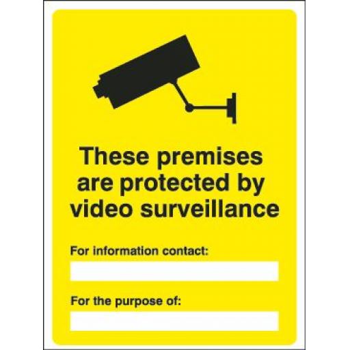 These premises are protected by video surveillance
