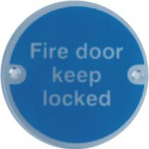 Fire door keep locked
