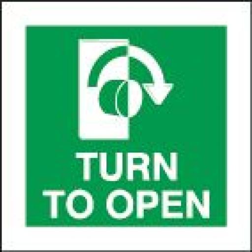 Turn to open - Right