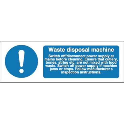 Waste disposal machine