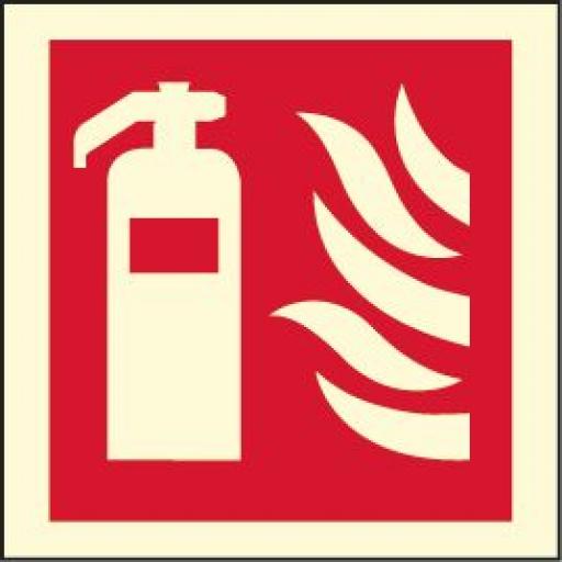 Fire extinguisher - Flame (Photoluminescent)
