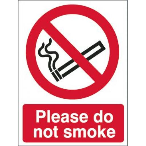 Please do not smoke