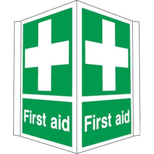 First aid (Projecting sign)