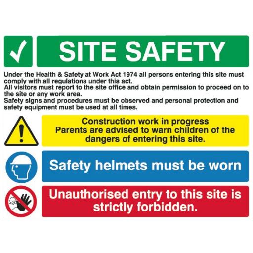 Site Safety (Health & Safety at Work Act)
