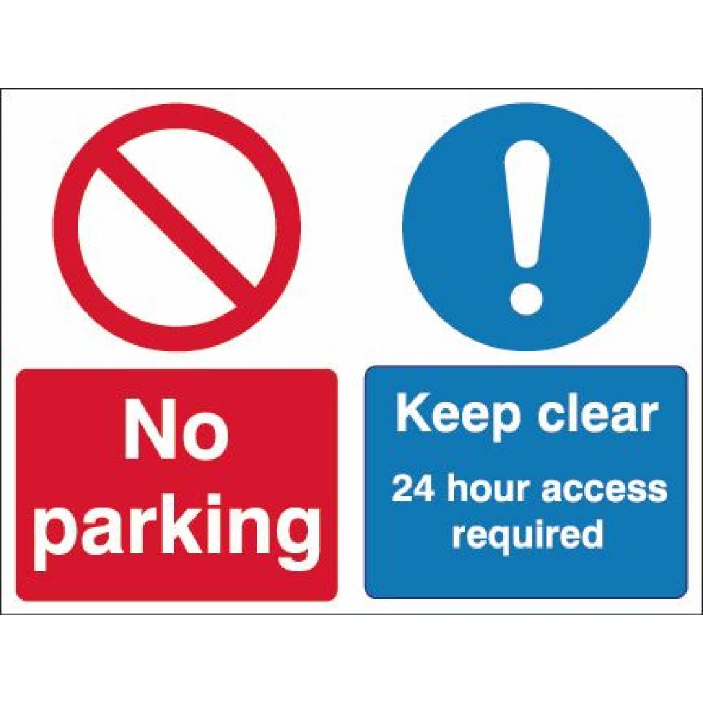 Notice No Parking In Driveway 24 Hour Access Required Sign - Next Day