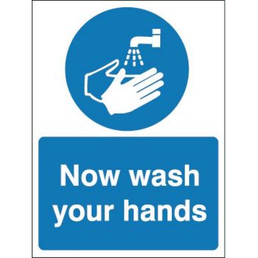 Now wash your hands