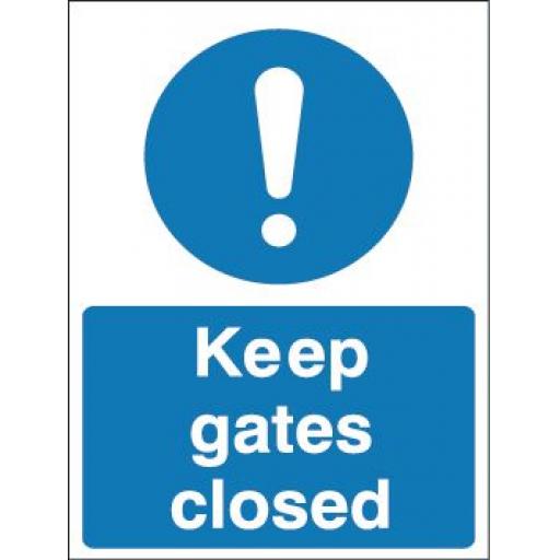 Keep gates closed