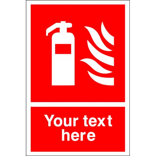 Choice of Fire Safety Symbol + Your text here