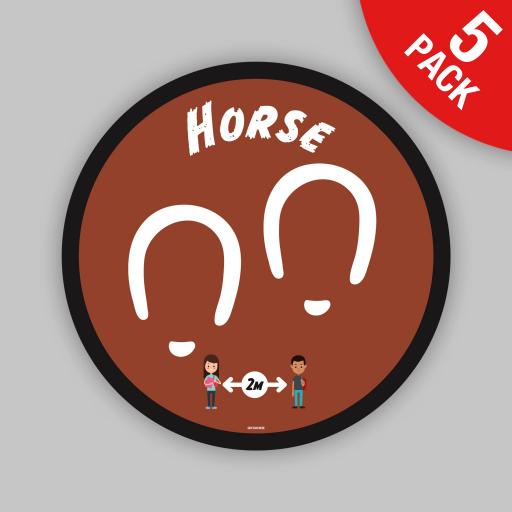 Horse - Floor Graphics (bulk pack)